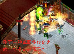 刚开一秒单职业传奇之巅:你准备好了吗? 刚开一秒单职业传奇之巅:你准备好了吗?