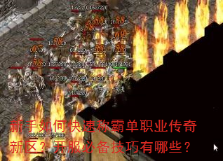 新手如何快速称霸单职业传奇新区?开服必备技巧有哪些? 新手如何快速称霸单职业传奇新区?开服必备技巧有哪些?
