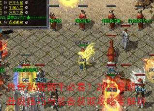 传奇私服新手必看?2025最新升级技巧与装备获取攻略全解析 传奇私服新手必看?2025最新升级技巧与装备获取攻略全解析