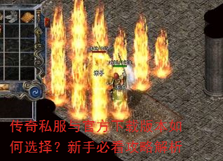 传奇私服与官方下载版本如何选择?新手必看攻略解析 传奇私服与官方下载版本如何选择?新手必看攻略解析