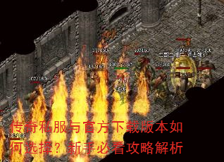 传奇私服与官方下载版本如何选择?新手必看攻略解析 传奇私服与官方下载版本如何选择?新手必看攻略解析
