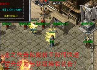 龙之传奇私服新手如何快速提升战力与获取稀有装备? 龙之传奇私服新手如何快速提升战力与获取稀有装备?